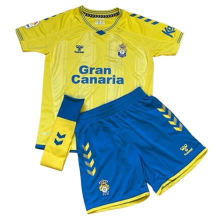 Heimtrikot Las Palmas Kinder 2021-2022 Günstige Fußballtrikots